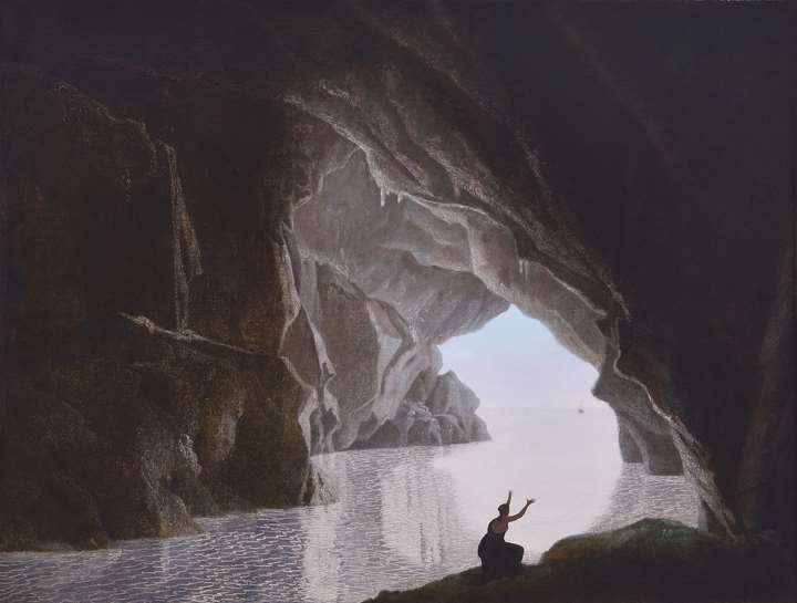 A Grotto in the Gulf of Salerno, with the Figure of Julia, Banished from Rome